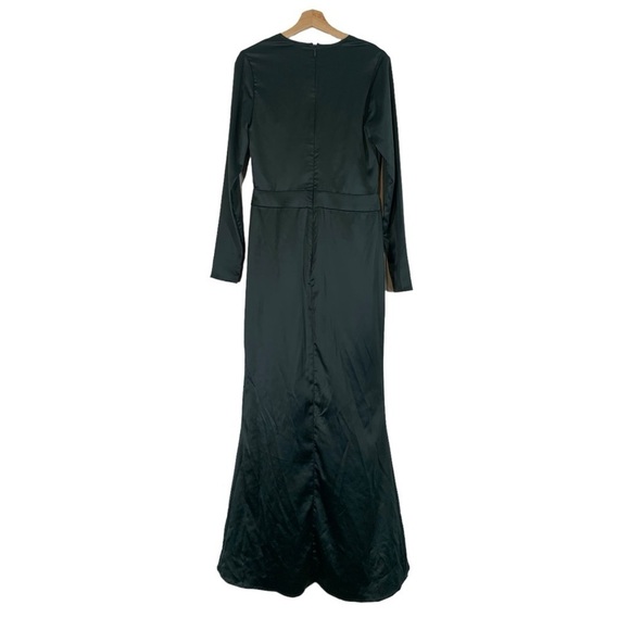 House of CB Serafina Satin Maxi Dress Size Medium - Picture 2 of 11